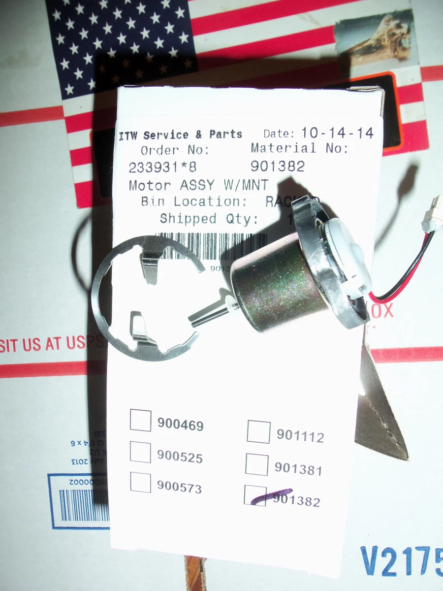 PASLODE Part # 901382 - FAN MOTOR ASSEMBLY (replaces 901112  