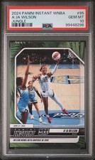 2024 Panini Instant A'ja Wilson Jungle #95 PSA 10 #6/25 Pop 1 Aces MVP
