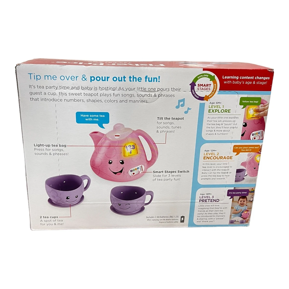 Fisher price smart stages tea set sale