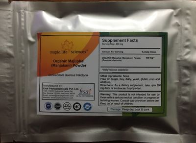 BIO Majuphal Manjakani Quercus Infectoria strafft rein & hochwertig