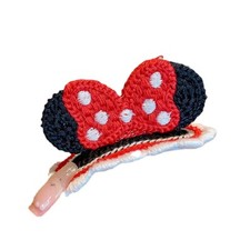 Stylish Accessories for Cartoon Cat Dog Grooming Handmade Knitting Pet Hair Clip