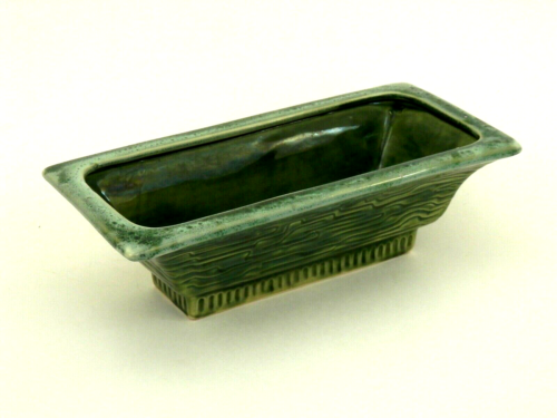 Vintage 1950’s Colonial China Co. 11” Planter Green #410 - Afbeelding 1 van 8