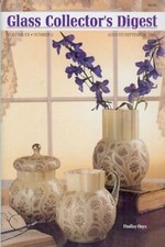 Glass Digest 8/93 Findlay Onyx, Fenton, Heisey's Opal, Monongah, Vitrolite
