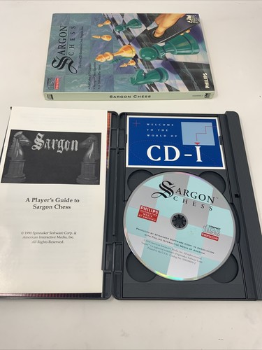Sargon Chess Philips Cd-I Long-box - Picture 8 of 11