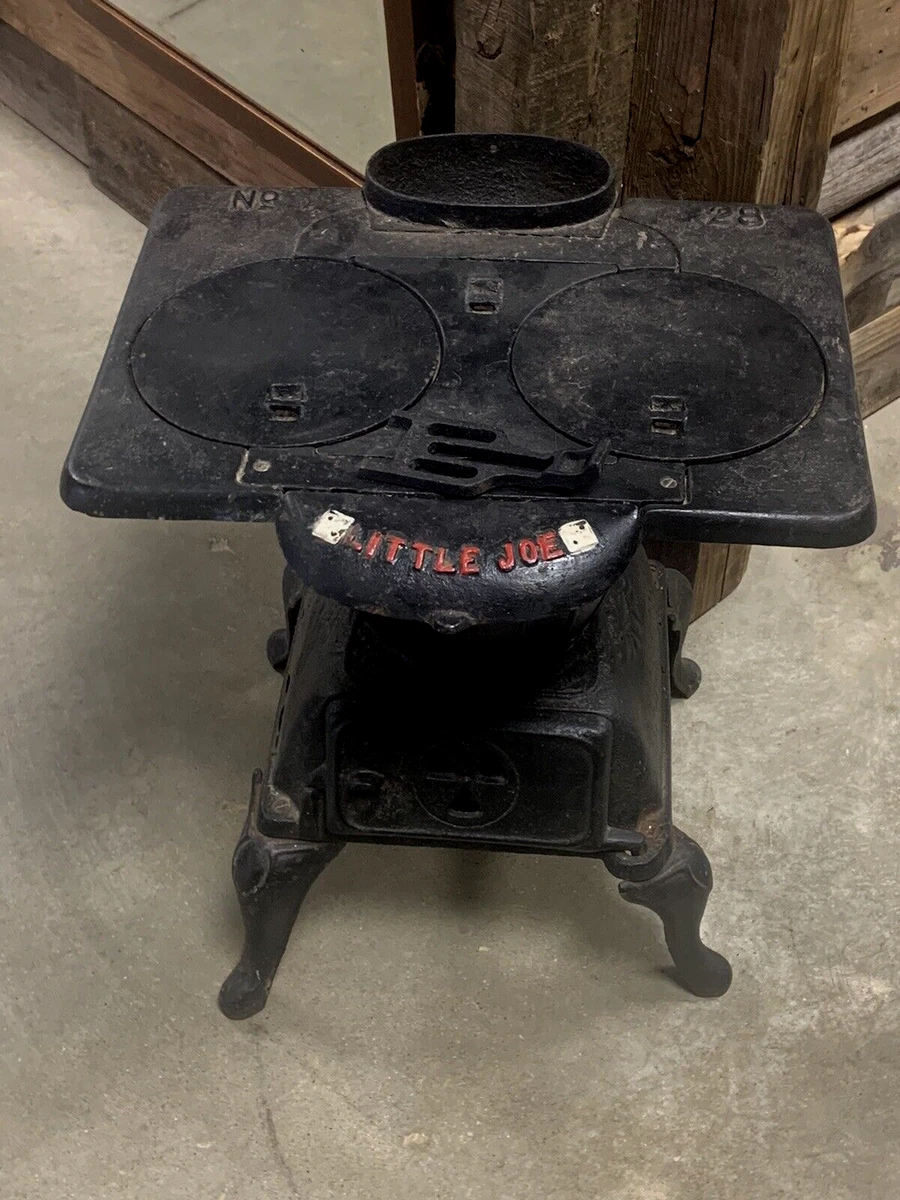 RARE ANTIQUE BLACK CAST IRON LITTLE JOE NO. 28 LAUNDRY STOVE COLUMBUS GA. |  eBay