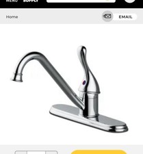 Seasons  Anchor Point  Single-Handle Kitchen Faucet With In Chrome