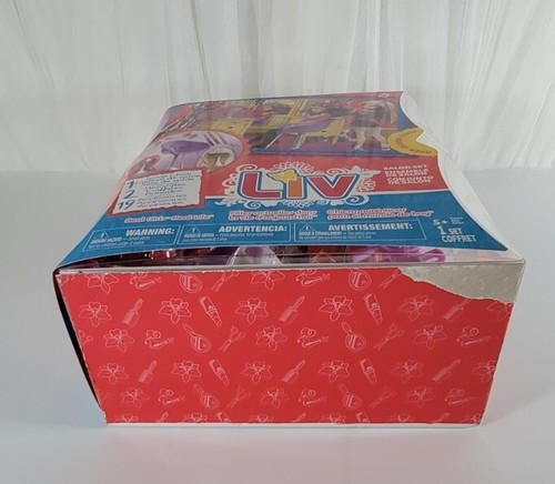 Liv Muñecas Salón Set 2 Peinados 1 Silla Salón 19 Accesorios Rodillos Clips NUEVO - Imagen 5 de 7