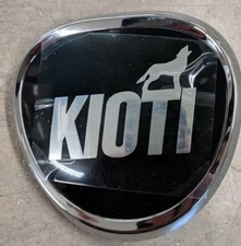 New OEM KIOTI T4818-51462 Front Hood Emblem / Decal with mounting hardware