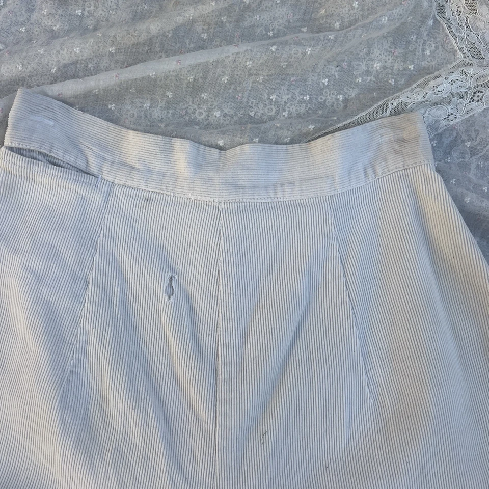 Vintage 1940s White Corduroy Shorts Senior Cords  Sportswear Separates Jantzen - Image 2 of 4
