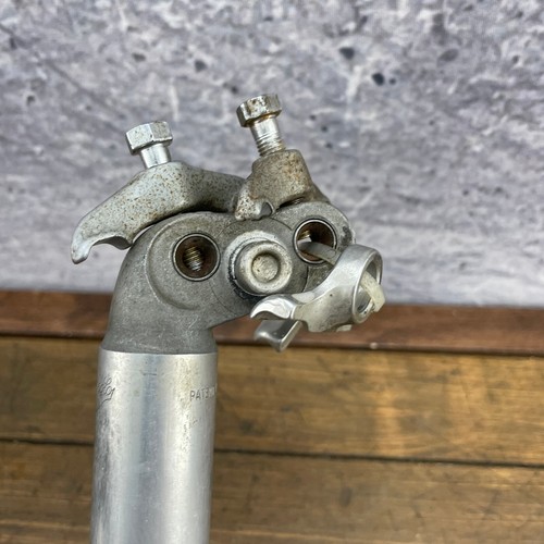 Vintage Campagnolo Seatpost 27.2 mm Patent 2 Bolt Post Micro Adjust Campy A5 - Picture 6 of 12