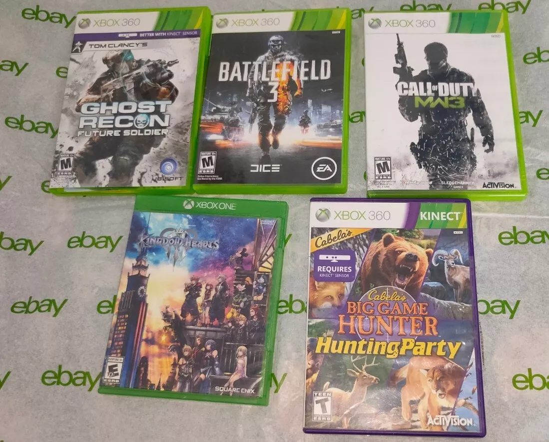 xbox 360 shooter games lot bundle plus xbox one kindome hearts 3