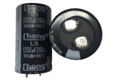 Snap In Capacitors 1200uF 200V 25 45 MM 2 PCS