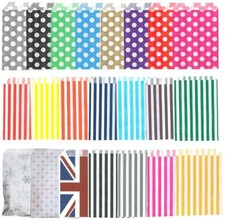 100 x Sweet Paper Bag for Sweet Table, Candy buffet, wedding cake, favours loot