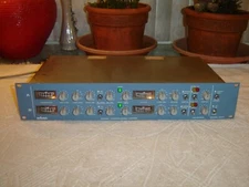 Orban 424A, 2 Channel Gated Compressor Limiter Deesser, Vintage Rack