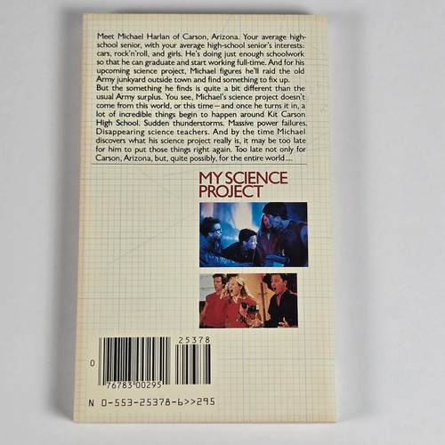 My Science Project - Paperback By MCQUAY, Mike 1985 Bantam NEW OS - Picture 2 of 6