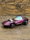 Vintage 1968 Hot Wheels Redline Silhouette Spectraflame Magenta Diecast Car USA