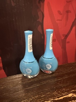 Qty3 Maybelline Turquoise Tease Fast Gel Nail Lacquer 235 High Shine Fast Drying