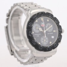 Tag Heuer Formula 1 Black Dial Quartz Chronograph Stainless Steel Men's Watch 2