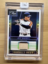 2024 Panini Three And Two Baseballs Best Jeff Bagwell Game Used Bat Relic /25