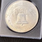 A-Mark .999 Fine Silver Liberty Bell 1 Troy Ounce Silver Round Collectible Coin