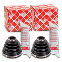 2X Febi Bilstein Faltenbalgsatz Achsmanschette Fiat Ducato Peugeot Boxer