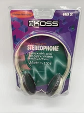 Vintage Koss K/6 XLC Stereophone Headset Headphone w/ Box 