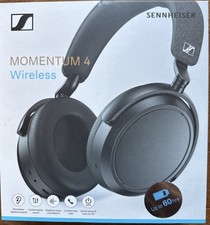 Sennheiser Momentum 4 Over The Ear Wireless Headphones - Black
