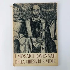 Rare 1945 I Mosaici Ravennati S. Vitale Muratori 40 Plates Bergamo Art Book