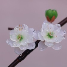 Bamboo Flower Hairpin Hanfu Hair Accessory Updo Hair Stick Chinese Style 1pc