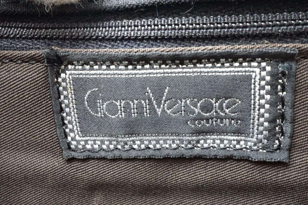 Gianni Versace Beaded Tassel Shoulder Bag Shantung Fabric Vintage Authentic thumbnail 10