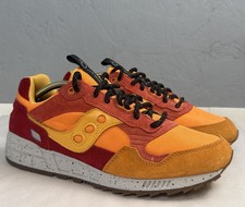 Saucony Shadow 5000 Mars Sneakers US Size 9.5 Orange Red Suede EUC S70713-3