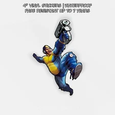 Mega Man - Bad Box Art Meme | Funny Retro Gaming Sticker Decal