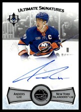 2022-23 Upper Deck Ultimate Collection Signatures Anders Lee Auto #US-AL
