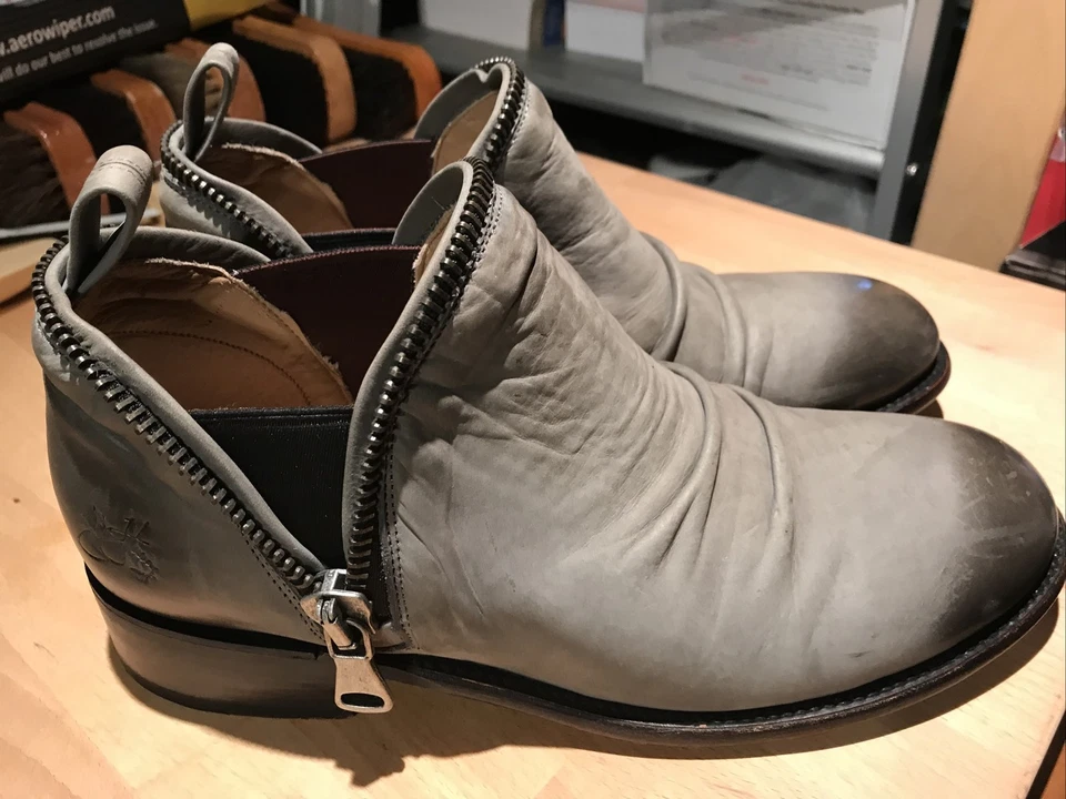 Zapatos sin cordones elásticos John Fleuvag Living Evers gris 11 EE. UU. 11,5 Foto 4 de 4