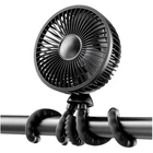 Baby Stroller Fan 4000mAh USB Rechargeable