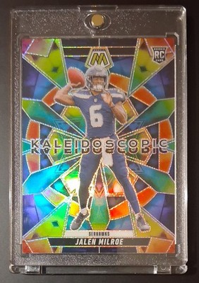 2025 Kaleidoscopic Jalen Milroe Rookie RC Case Hit Super Bowl Champ Seahawks