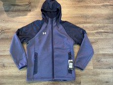 Under Armour Storm Swacket Mens Large Blue Jacket Full Zip Hoodie NEW MSRP 125