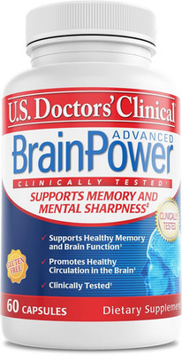 Brainpower Advanced Memory Supplement US Doctors Clinical Brain Support 60ct