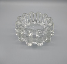 Pukeberg Glas, Eisglas, Aschenbecher, Vintage 1970er Jahre Schweden