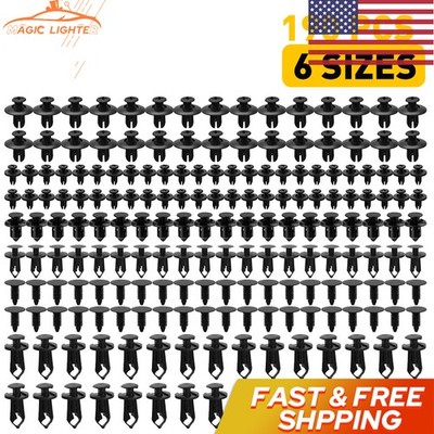 190pcs Universal Car Body Fastener Plastic Clips Rivets Panel Fender Retainer