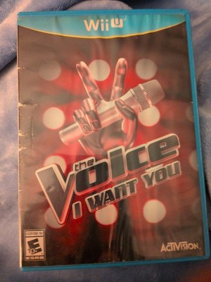The Voice I Want You - Nintendo Wii U Video Game (Activision, 2012)