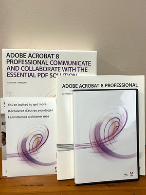 Adobe Acrobat 8 Standard software Professional 22020369 Education New open box