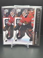 2021-22 Upper Deck Arvid Soderblom Young Guns RC #722 Blackhawks Lot X 2