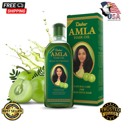 Dabur Amla Hair Oil - Nourishing Herbal Oil for Stronger Thicker Hair, 500ml