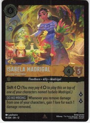 Isabela Madrigal - Caring Cultivator (Cold Foil) #19/204 - Wilds Unknown - Disney Lorcana
