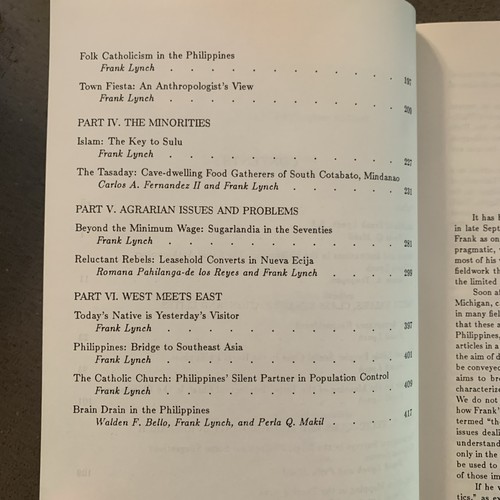 Philippine Society and the Individual: Selected Essays of Frank Lynch HC - Imagen 6 de 6