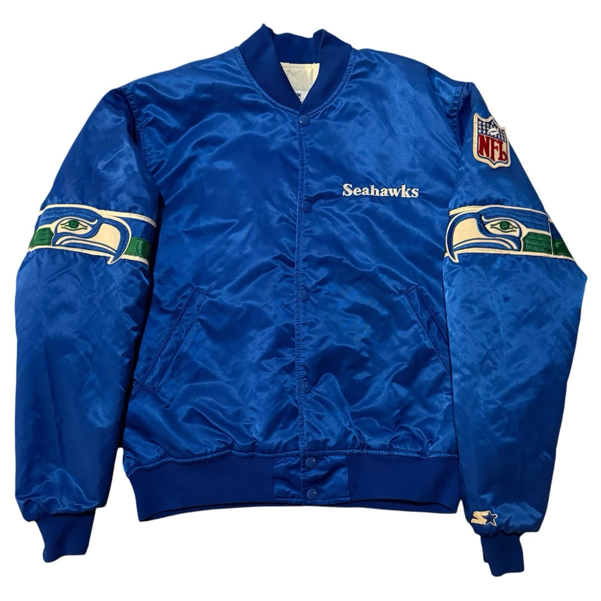 希少 80s 90s USA製 STARTER NFL シーホークス スタジャン Starter Seattle Seahawks NFL Jackets for sale | eBay
