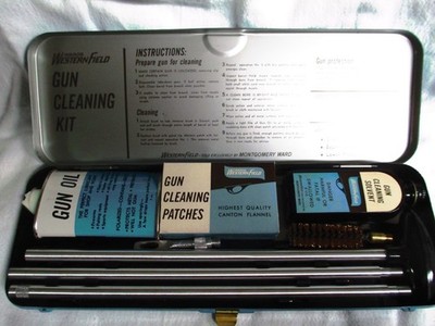 NEW/UNUSED WARDS WESTERN FIELD SHOTGUN CLEANING KIT 20-28GA COMPLETE