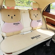 Pink Car Back Seat Cover - Cute Car Seat Covers For Women And Girl Rear Seat...