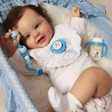 Lifelike 24'' Unpaint Reborn Doll Kits Blank Baby Molds Vinyl Silicone Parts DIY